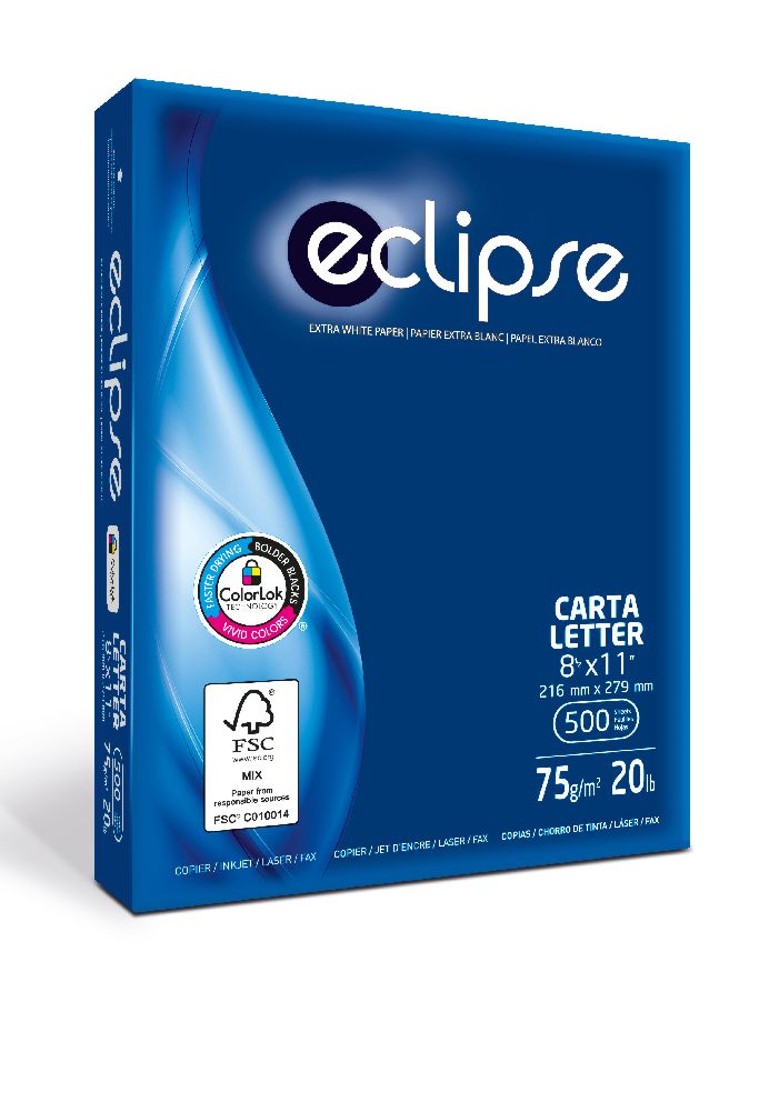 ECLIPSE  NEW        CARTA 216X279 MM 75G